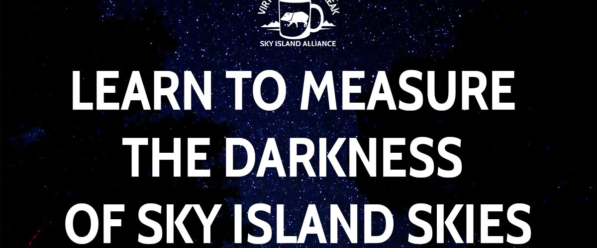 Learn to Measure the Darkness of Sky Island Skies