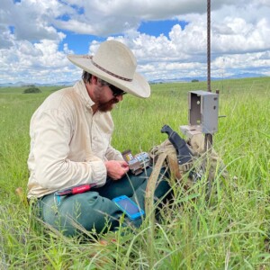 Checking Border Wildlife Study cameras
