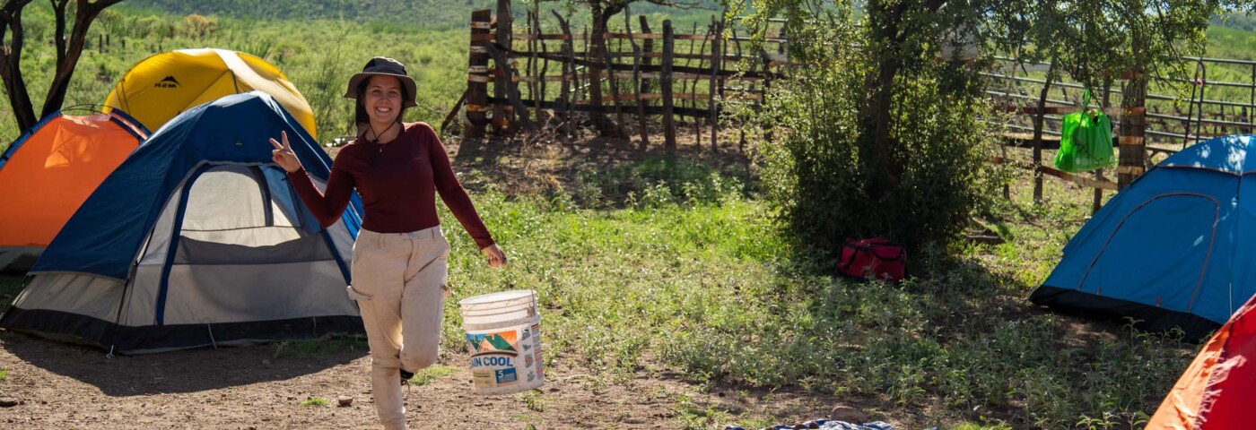 Salida de voluntariado en rancho El Sahuaro