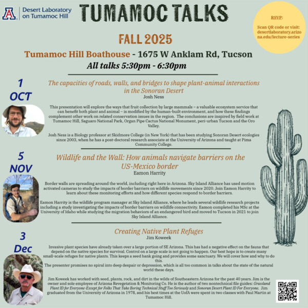 Tumamoc talks